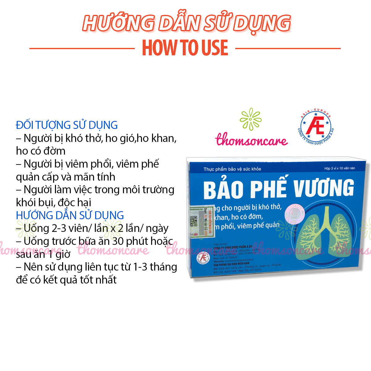 Bảo phế vương - Hộp 20 viên - Hỗ trợ giảm ho có đờm, phế quản từ thảo dược