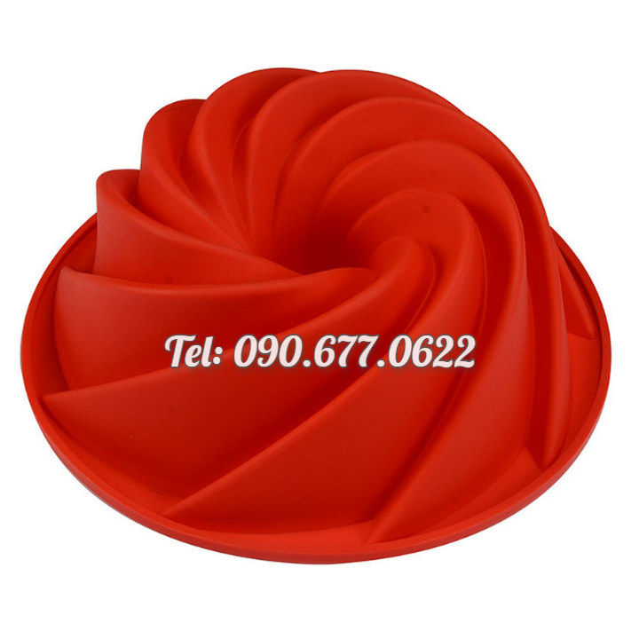 Khuôn silicone làm bánh, rau câu hình xoắn ốc size 20 cm – Mã số 1202