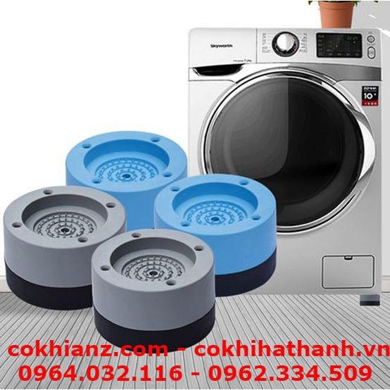 Bộ 4 chân Chống rung máy giặt kiểu mới, Chống rung máy lồng ngang - màu ngẫu nhiên