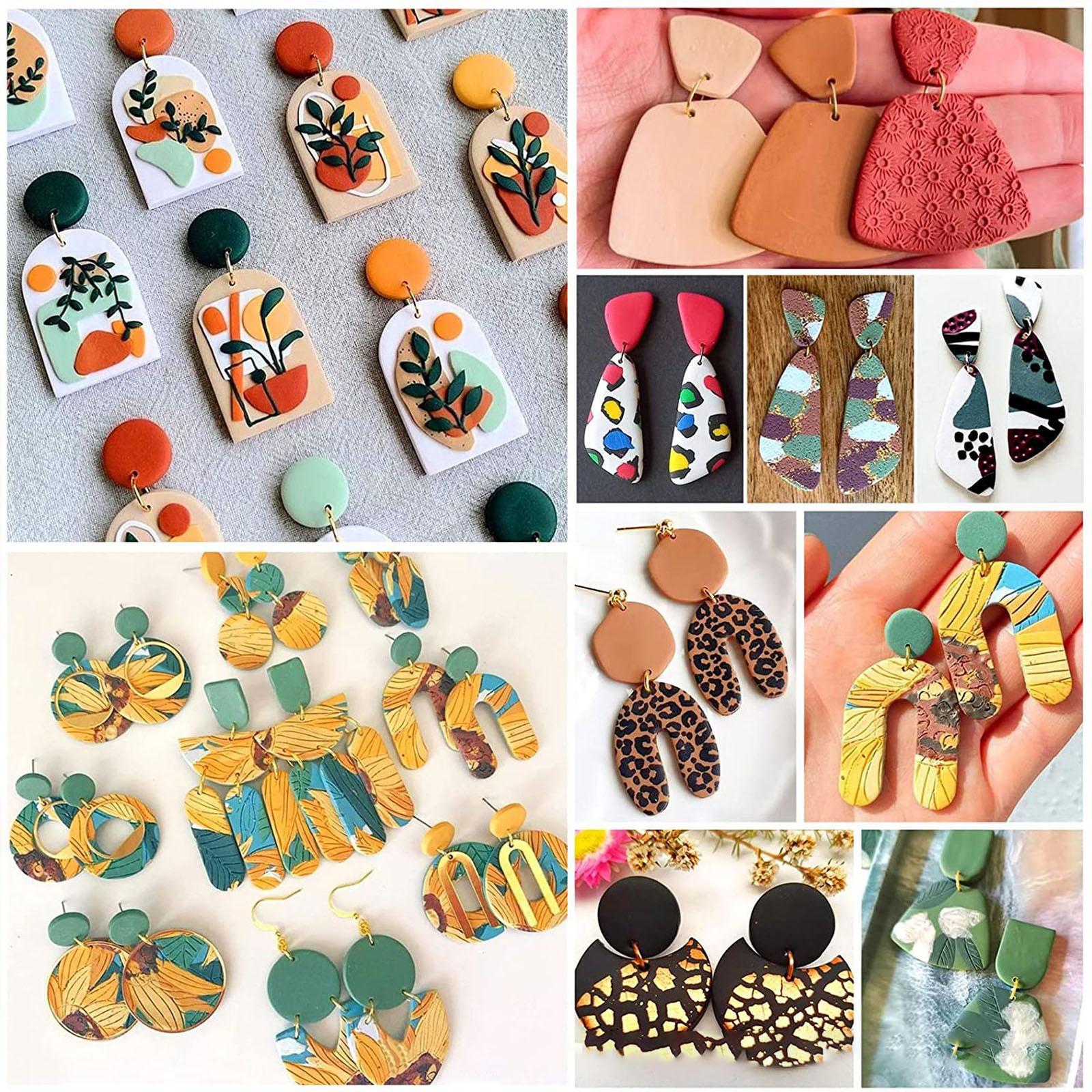 18Pcs Polymer Clay Cutters Polymer Clay Jewelry Different Shapes Clay Cutting Tools