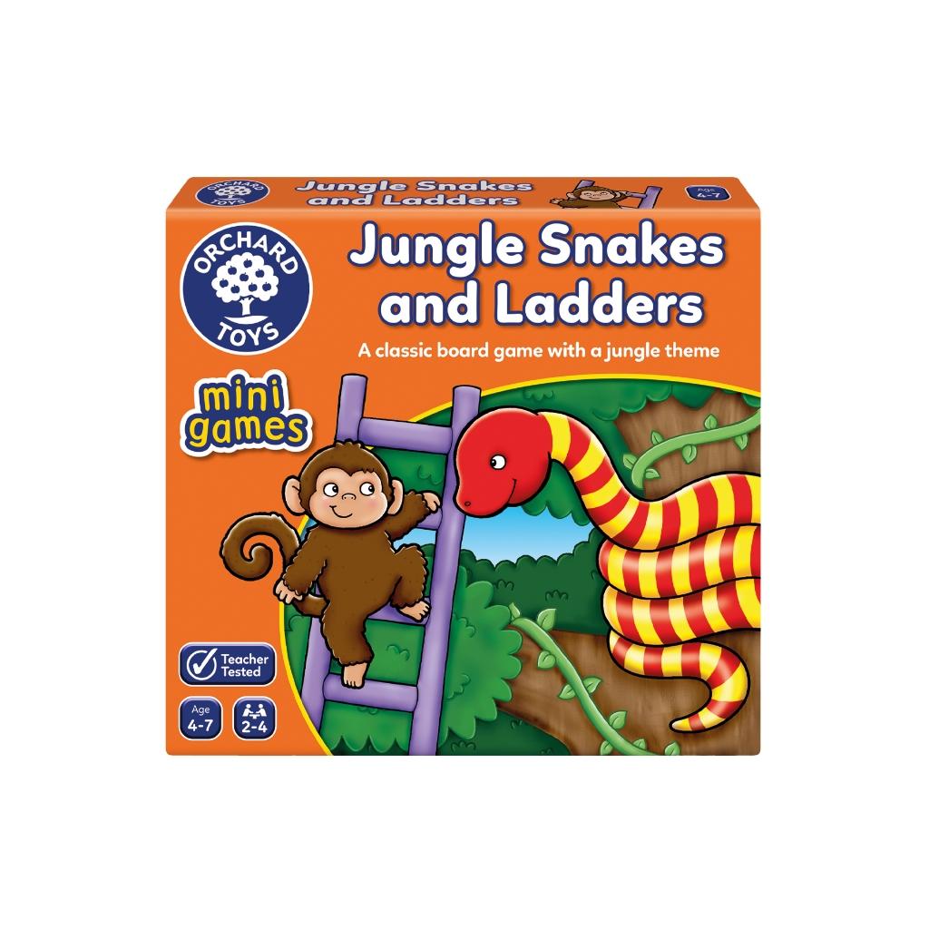 Trò chơi Jungle Snakes &amp; Ladders Mini Game giúp trẻ phát triển kỹ năng đếm và khả năng quan sát