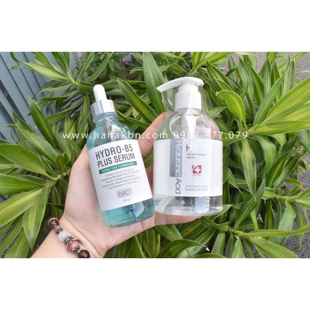 Bộ Đôi Căng Bóng, Tái Tạo Da, Trắng Sáng da, Ngừa mụn - Serum HA Plus 300ml + Hydro B5 Plus 120ml