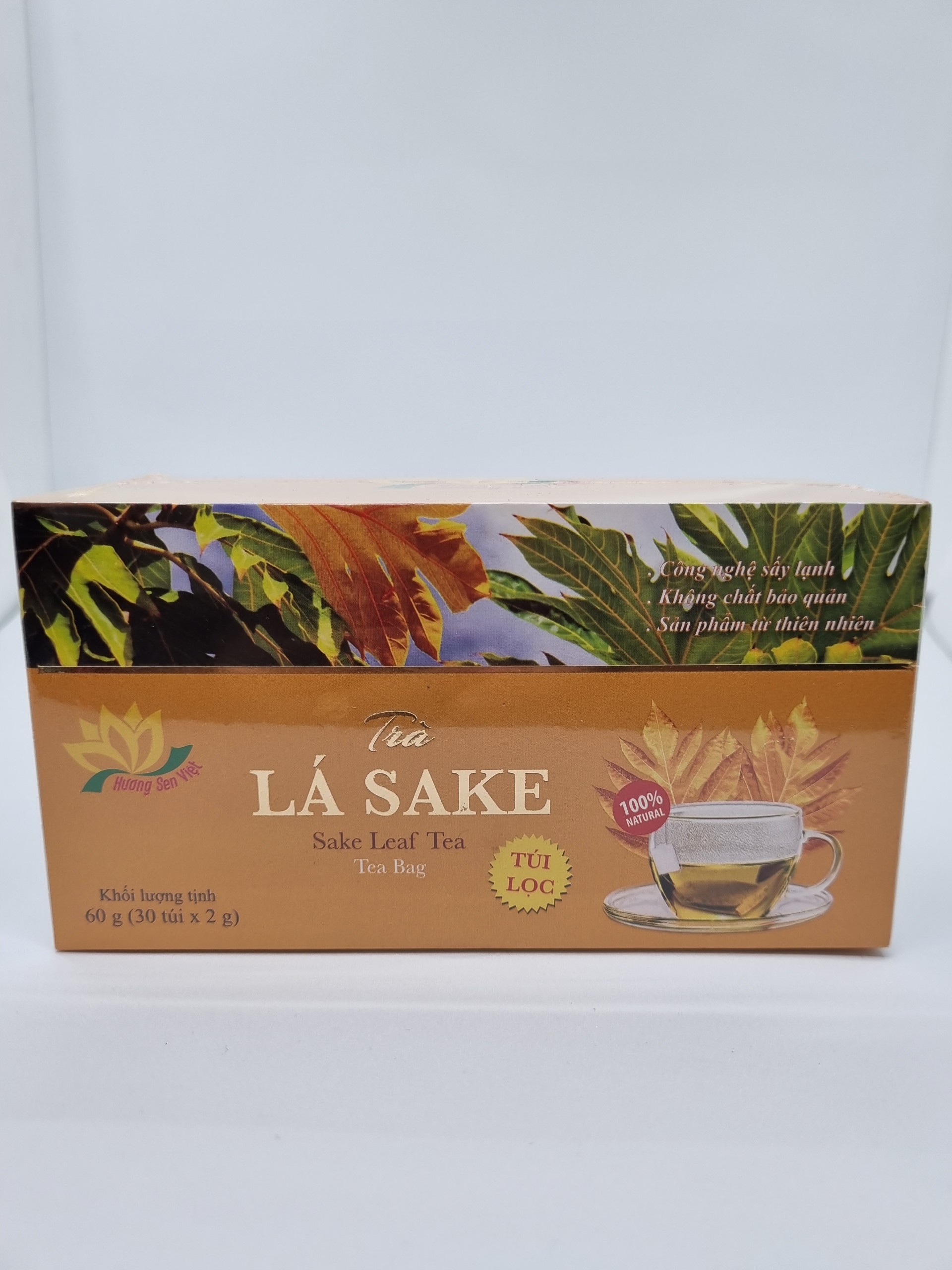 Trà Lá Sake túi lọc (60g) - Hương Sen Việt