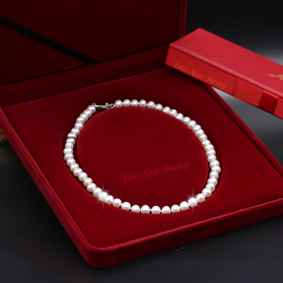 Vòng Cổ Ngọc Trai Thiên Nhiên DB-1824 Bảo Ngọc Jewelry