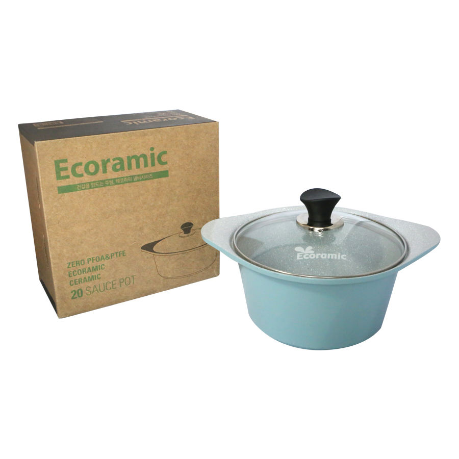Nồi Đá Nhỏ Ecoramic EVL-20 (20cm) - Xanh Da Trời