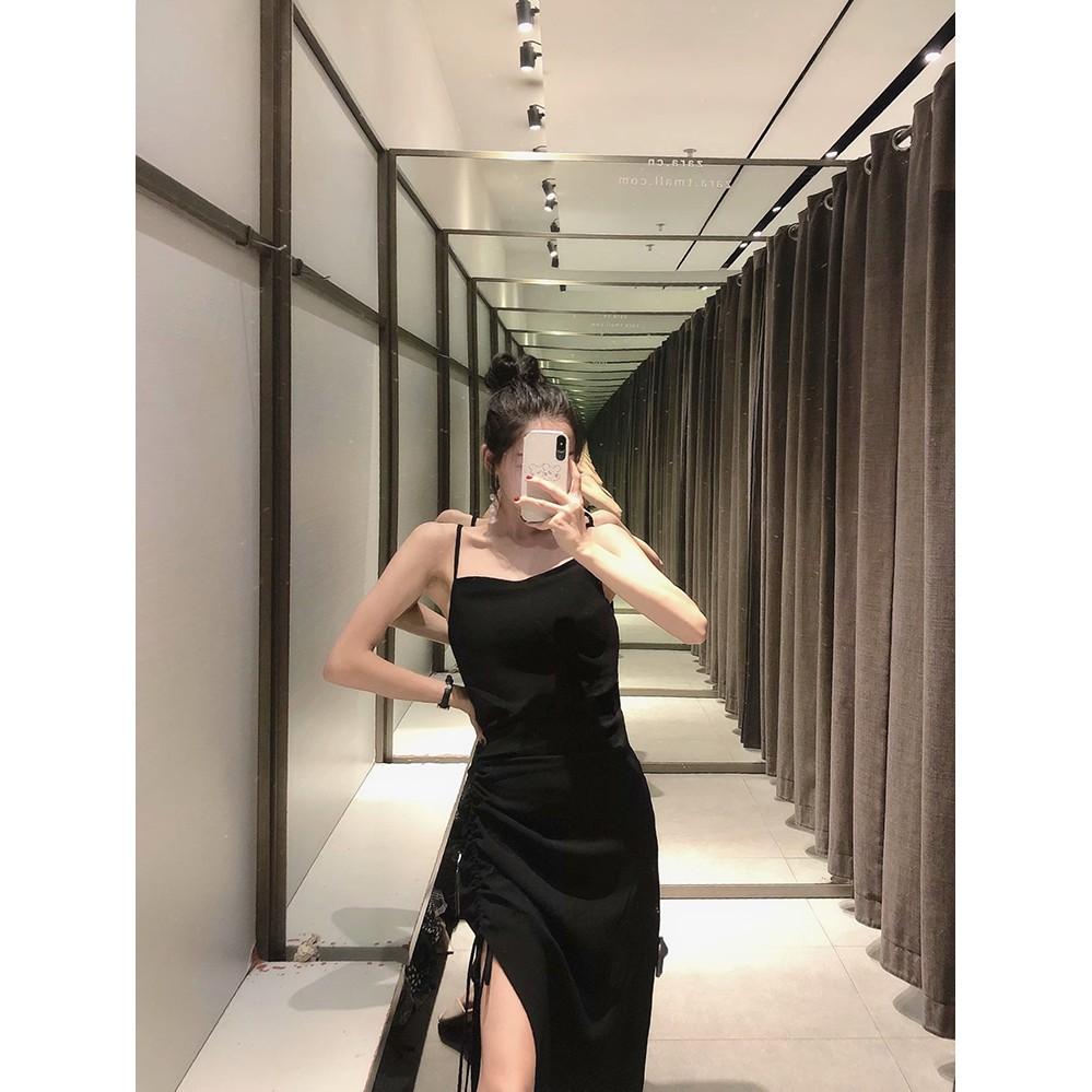 ĐẦM XẺ TÀ 2 DÂY ÔM BODY