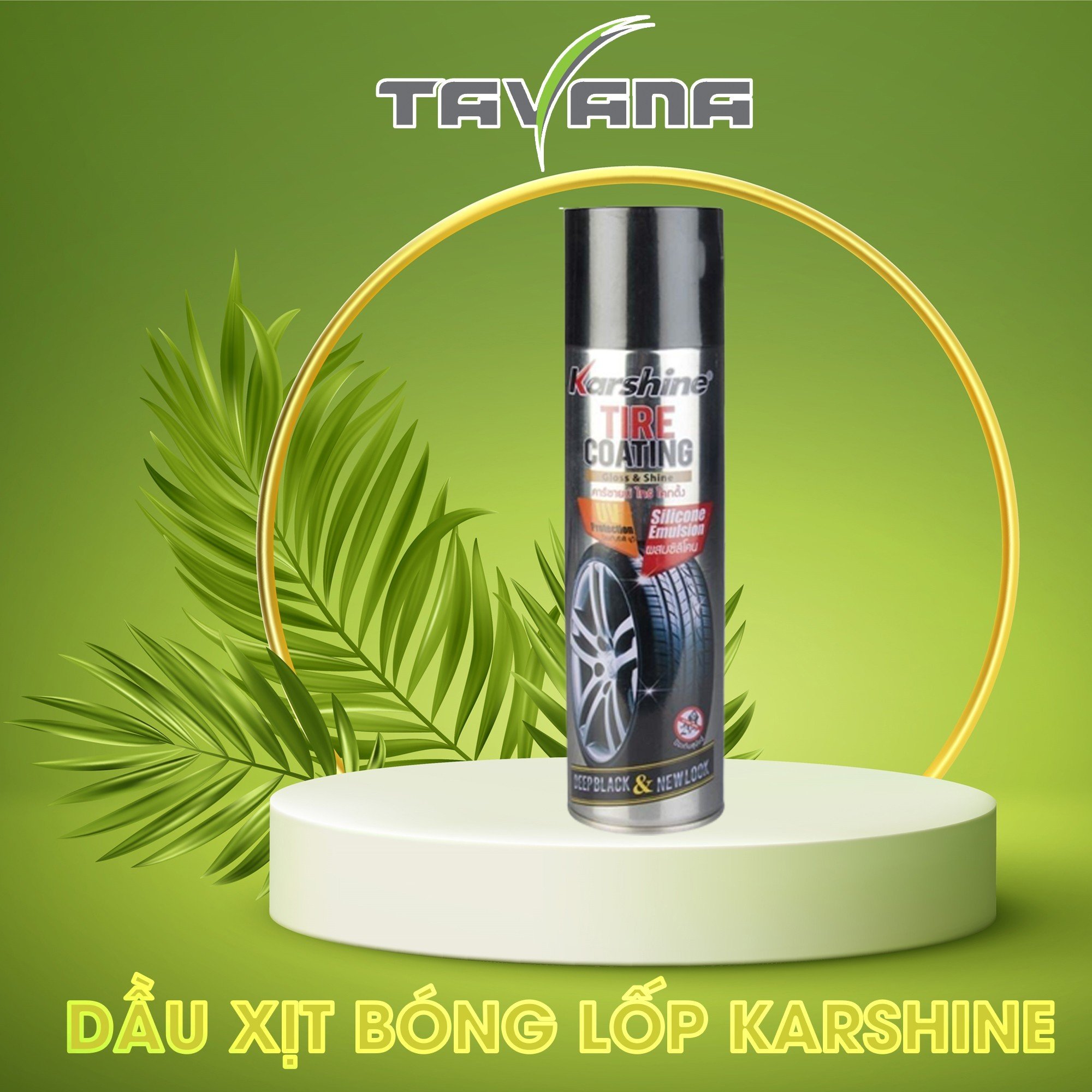 Dung dịch phục hồi và dưỡng lốp ô tô Karshine 500ml KA-TC500