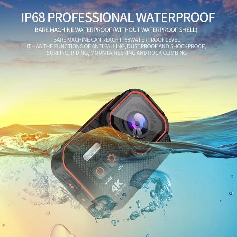Camera hành động Ultra mới 4K với màn hình điều khiển từ xa Sport Sport Sport DV Mũ bảo hiểm ngoài trời WiFi Video Camera