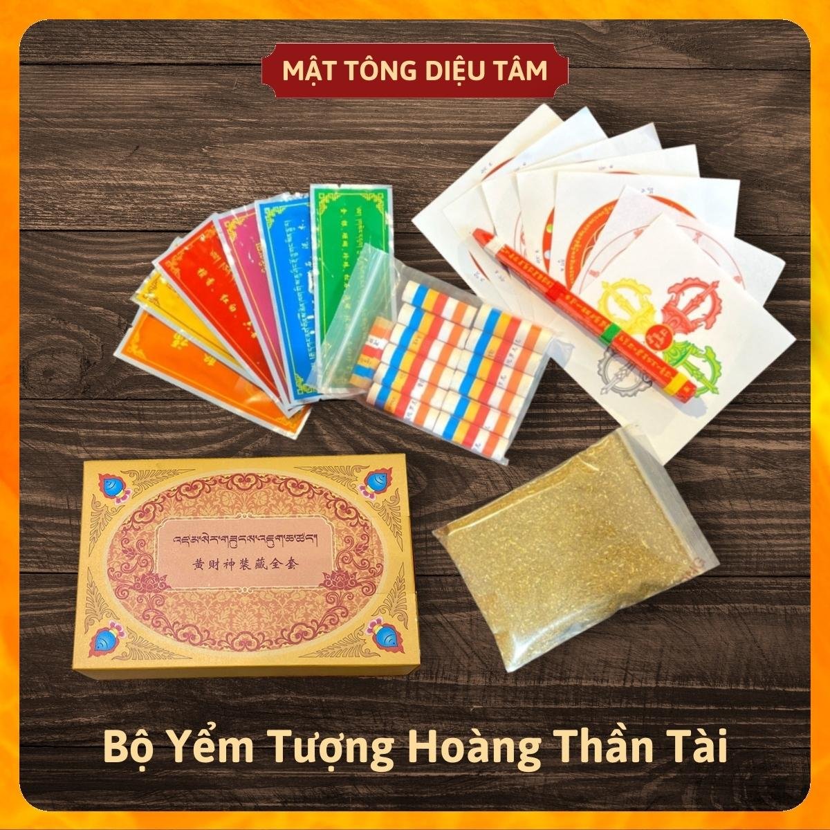 Bộ yểm tâm tượng pháp bảo mật tông (tượng phật Liên Hoa Sinh, Tara, Hoàng Thần Tài, Adida, Dược sư, Văn Thù, Kim cang)