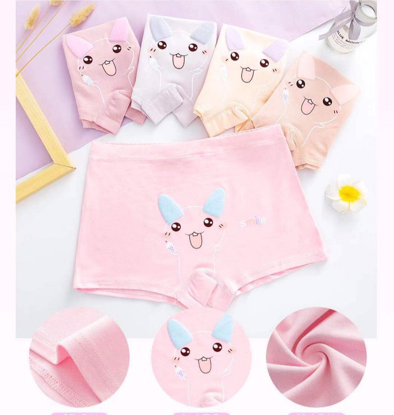 Quần chip đùi cho bé gái size 26-38kg chất cotton mềm mịn mát