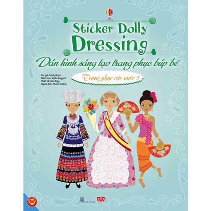 SÁCH - Dán hình trang phục búp bê - Trang phục các nước 2