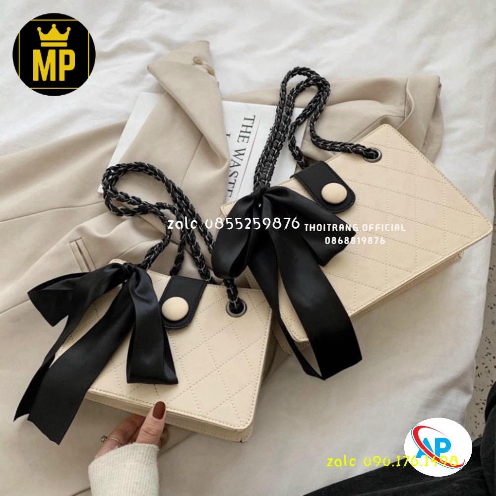 ️̂ ️ túi kẹp nách nữ thời trang trần trán tặng kèm dây lụa túi xách - CÔ BỐNG
