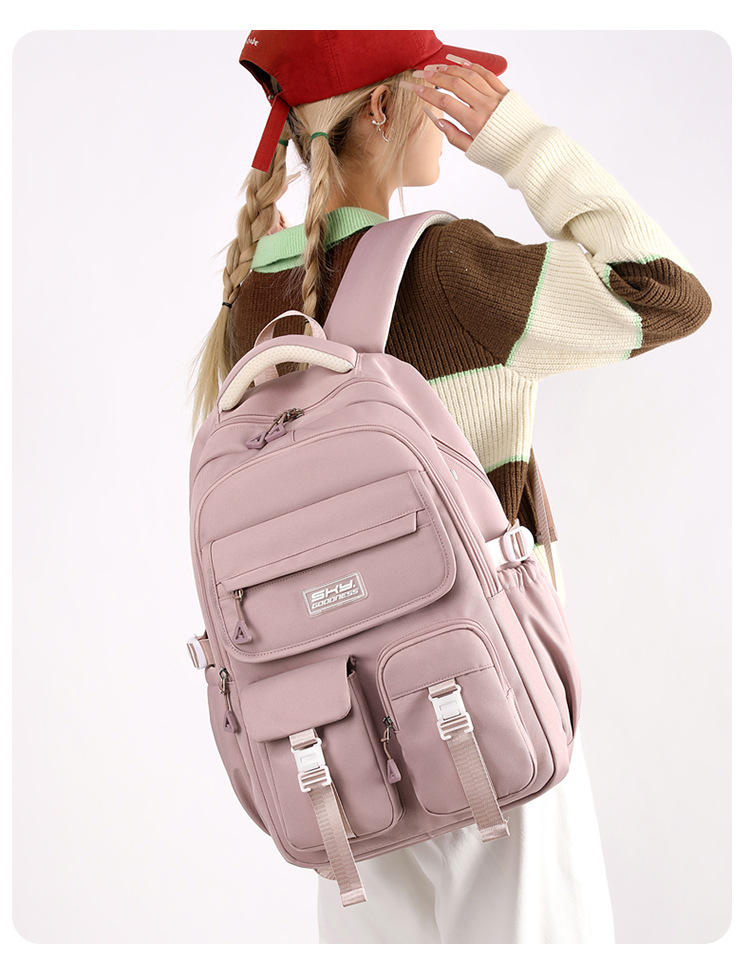 Balo thời trang phong cách Hàn Quốc dày dặn chống thấm nước dùng cho đi học, đi chơi - BEE GEE – BLTT9163