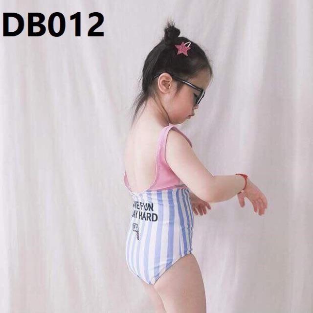 Bikini liền mảnh sọc sanh SURF bé gái