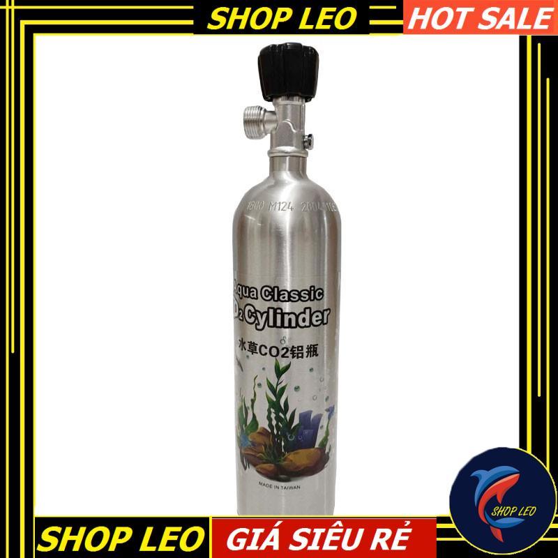 Bình CO2 nhôm TAIWAN 1L, 2L, 3L - Bình Co2 cho bể thủy sinh - hồ cá cảnh
