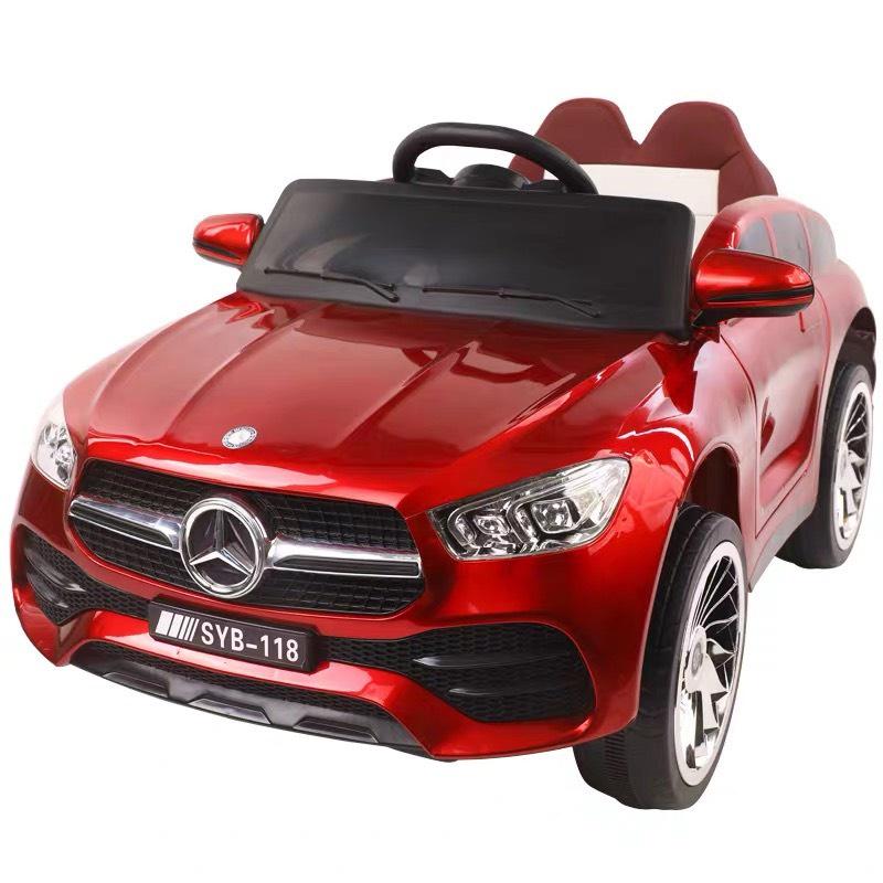 Ô tô xe điện đồ chơi cho bé MERCEDES SYB 118 tự lái và điều khiển 2 động cơ (Đỏ-Trắng-Xanh-Hồng-Đe