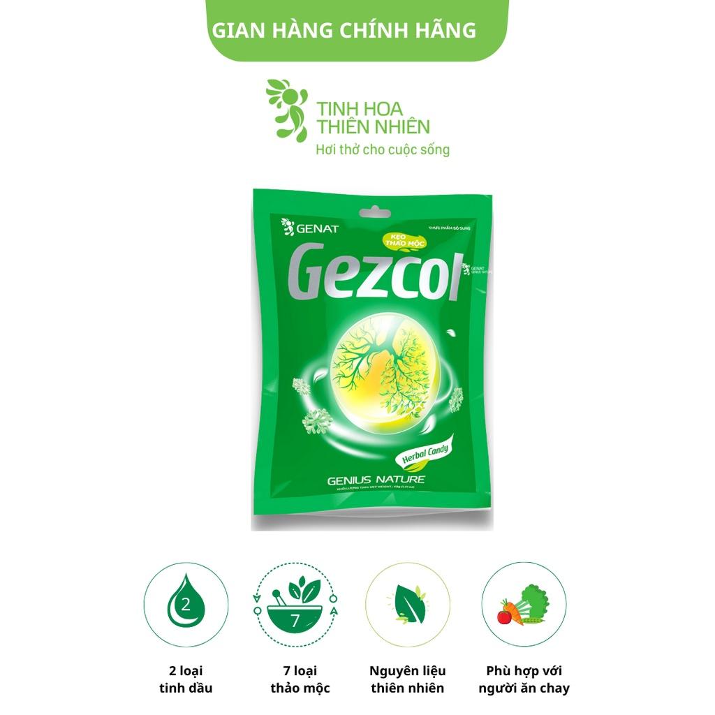 Combo 3 Túi kẹo thảo mộc Gezcol, Chanh Sả, Genat Gừng (Túi 20 viên)