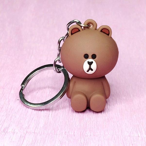 Móc khóa thỏ Cony/ gấu Brown đáng yêu - Móc chìa khóa đôi độc đáo Duashop