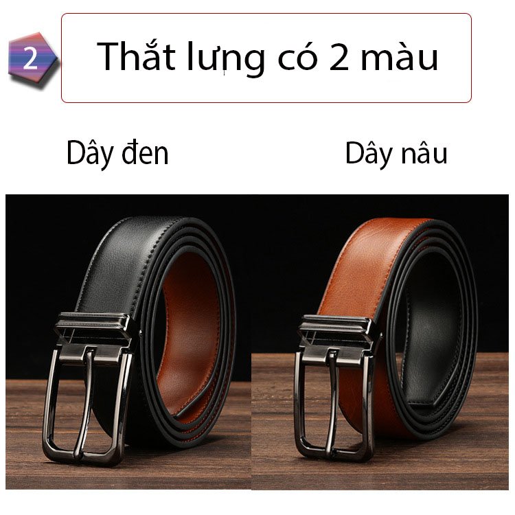 Thắt lưng/ dây nịt nam da bò nguyên miếng cao cấp Mã TL.8208