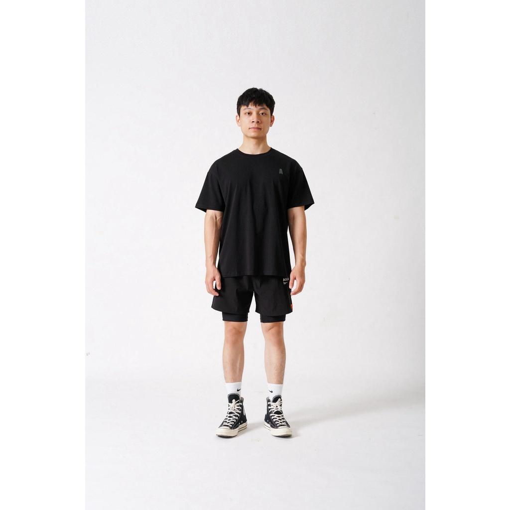 Áo Phông Nam AGCR Logo T-shirt - Đen