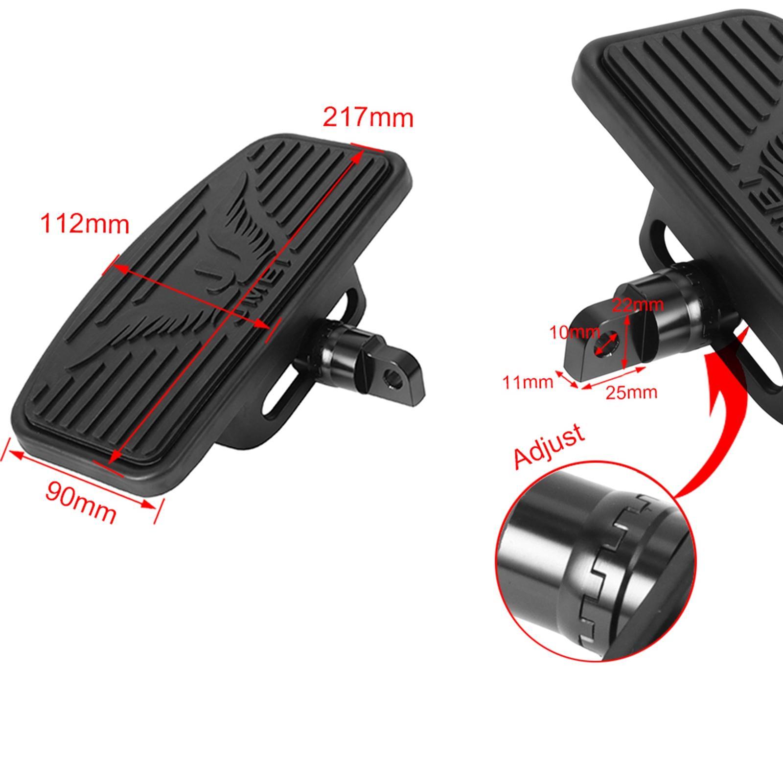 2 Pieces Passenger Floorboard Footboards Footpeg for 883 1200