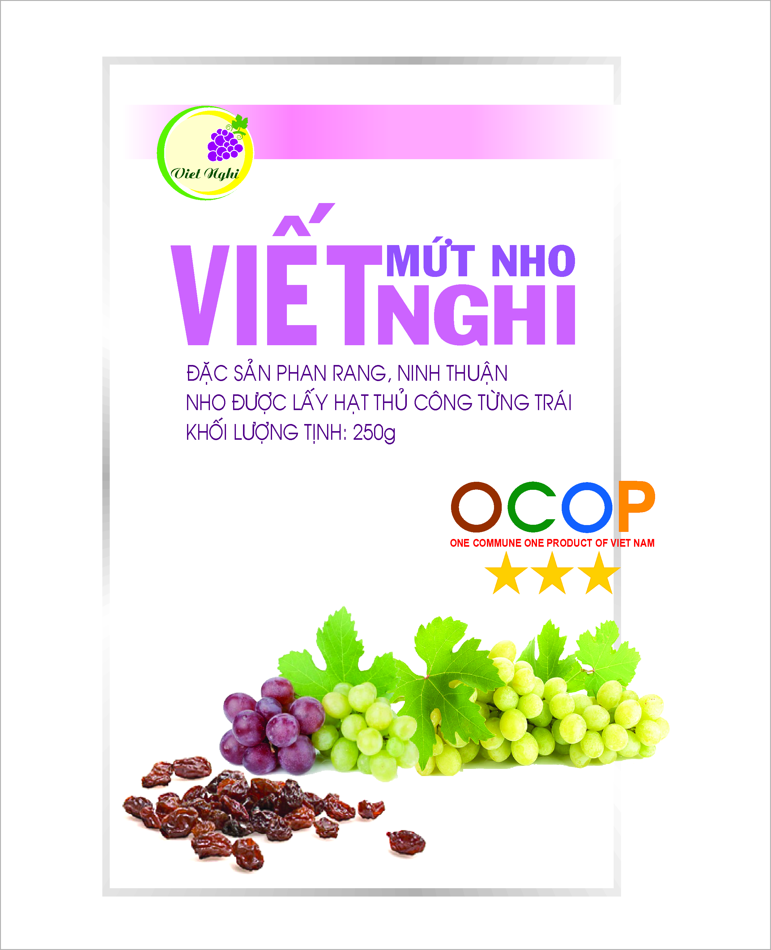 Mứt Nho Viết Nghi 250g