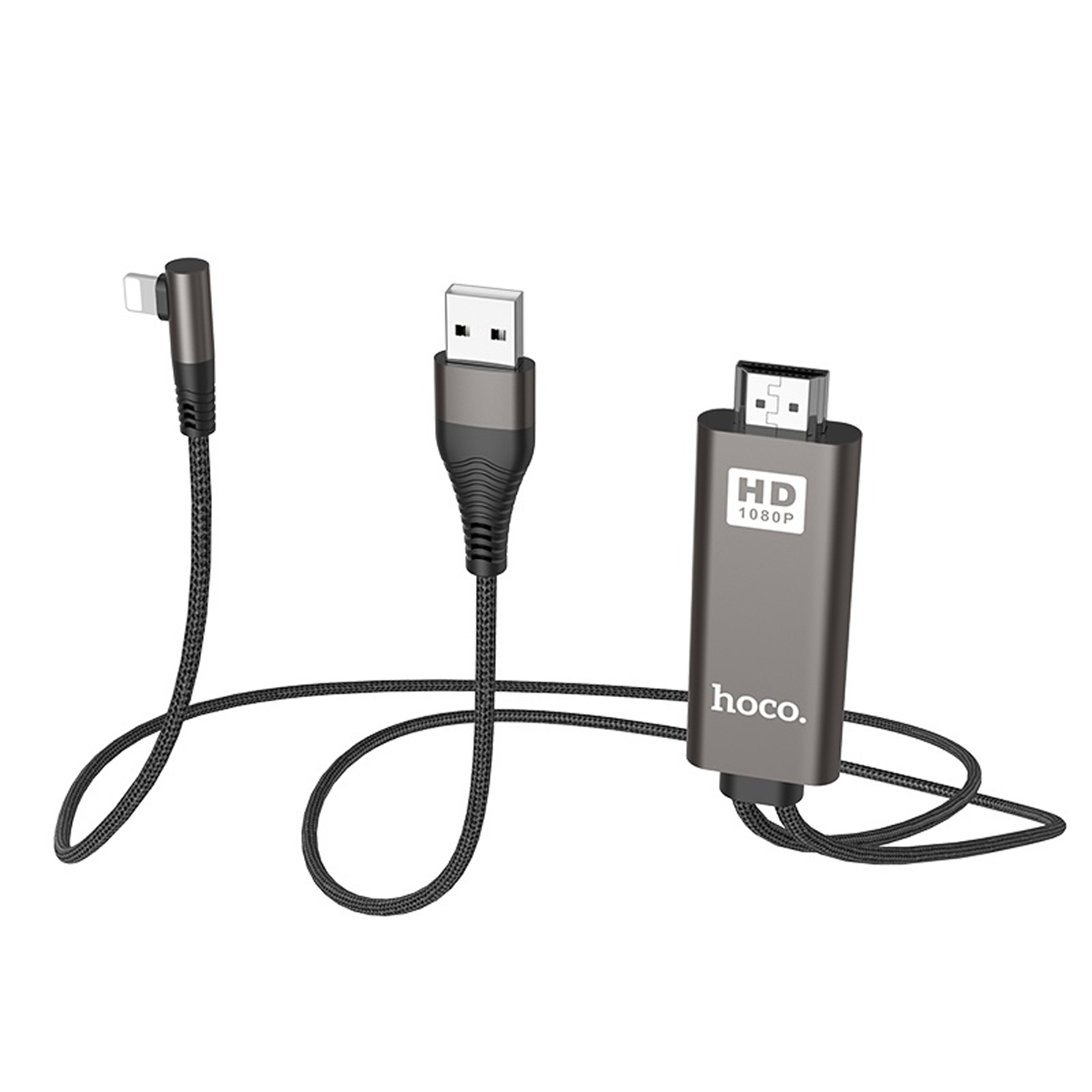 Cáp HDMI Iphone/Ipad Lightning Hoco UA14 Chính Hãng