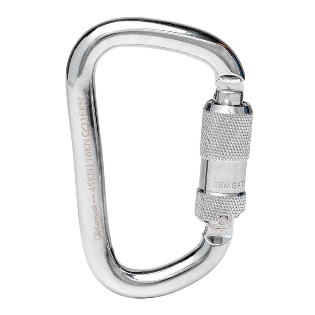 45KN Twist Gate Auto Lock Carabiner Climbing Caving Rappelling