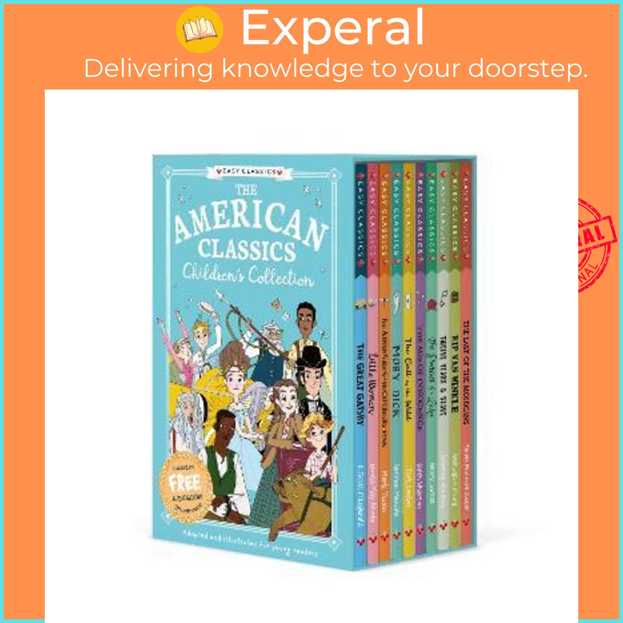 Sách - The American Classics Children's Collection (Easy Classics) 10 Book Box S by Gemma Barder (UK edition, paperback)