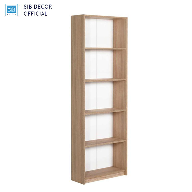 Tủ Gỗ Max 5 Ngăn Cao 170cm Có Hậu Màu Sonoma Oak Thương Hiệu SIB Decor