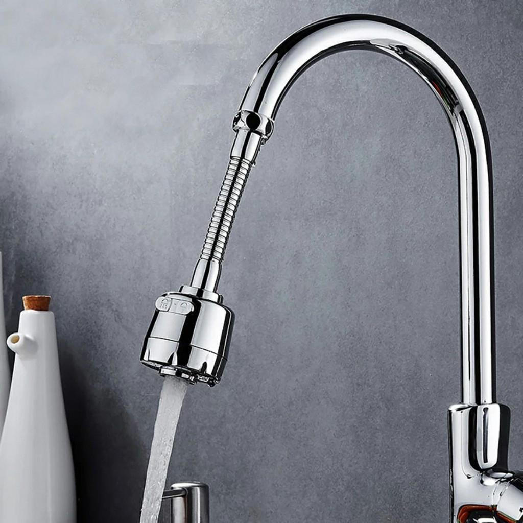 Đầu Vòi Nước Tăng Áp 2 Chế Độ Đa Năng Xoay 360 Độ SENNAI