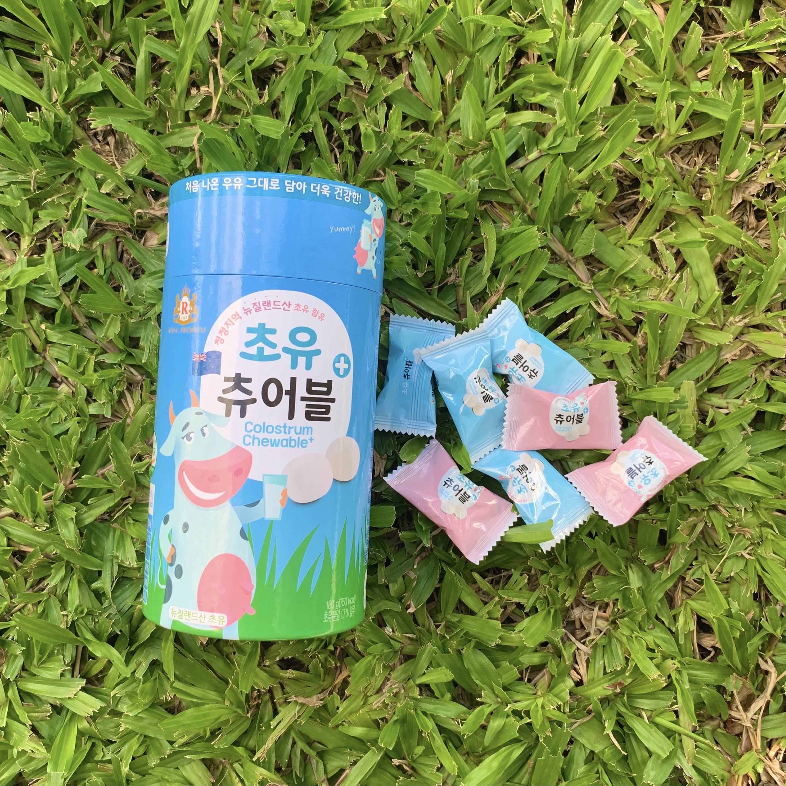 Kẹo sữa non vi sinh Colostrum Chewable+ Hàn Quốc 180g