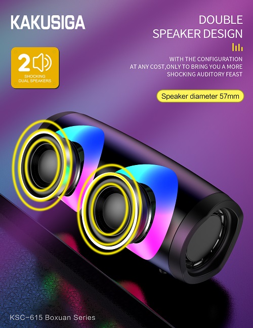 Loa Bluetooth Colorfull LED RGB Cầm Tay Du Lịch 1800mAh