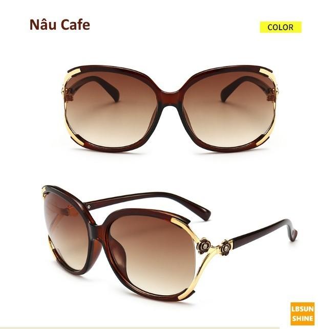 Kính Mát Nữ Gọng Bông Hoa Xinh Chống UV Hàn Quốc K16