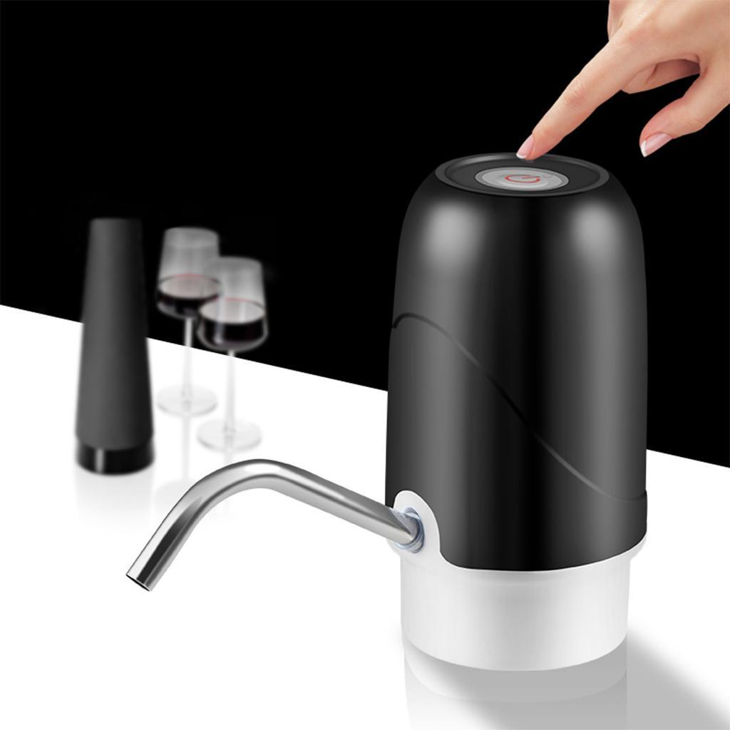 Water Pump Quiet Electric Automatic Dispenser Switch USB Charging Black