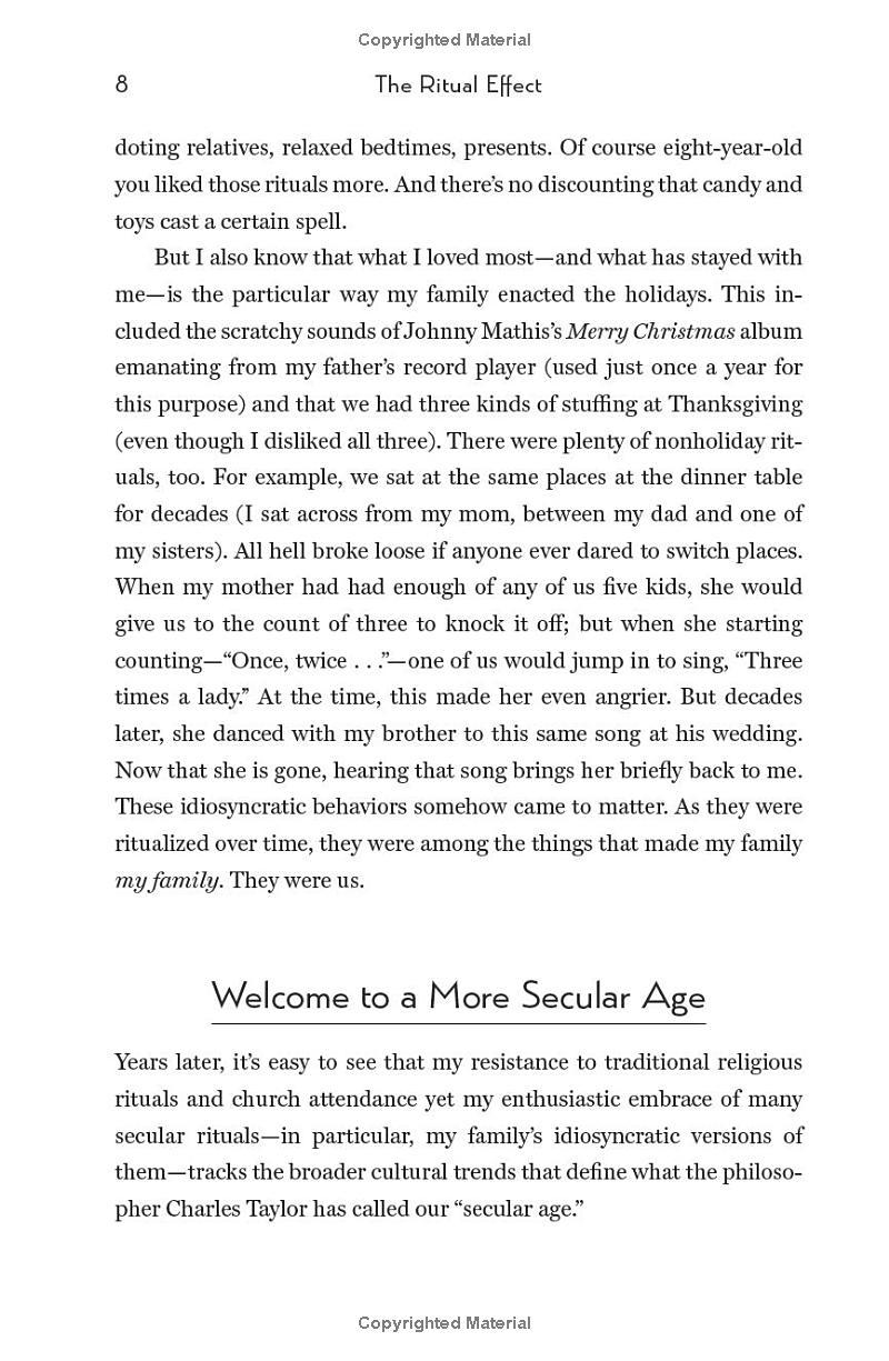 Sách ngoại văn: The Ritual Effect