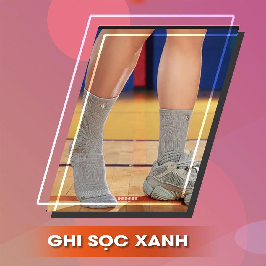 Tất bóng rổ cao cấp VEIDOORN - Công nghệ dệt 3D Knitted, Mềm Mại, Thoáng Khí - VT003