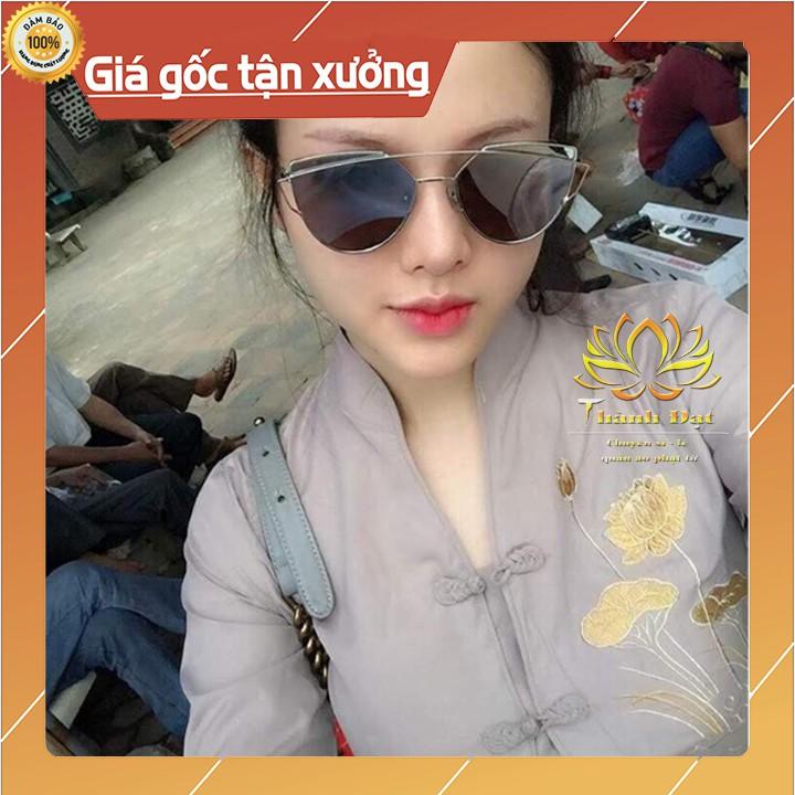 Quần Áo Đi Chùa Cổ Tàu Thêu Sen Chất Vải Kate Mịn Đẹp, Mặc Vô Cùng Thoáng Mát, Thoải Mái, Trẻ Trung Kín Đáo