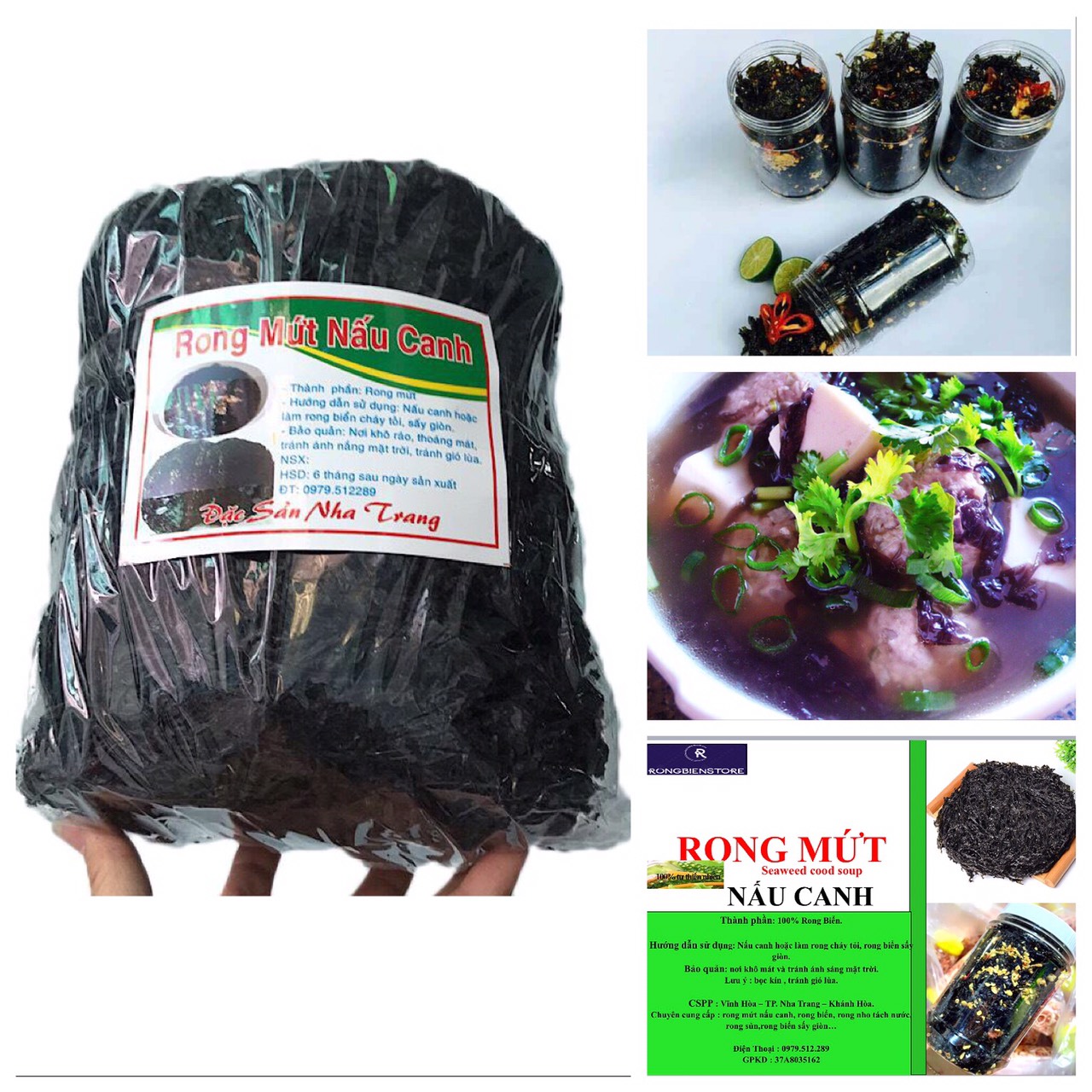 Rong biển nấu canh 500gr