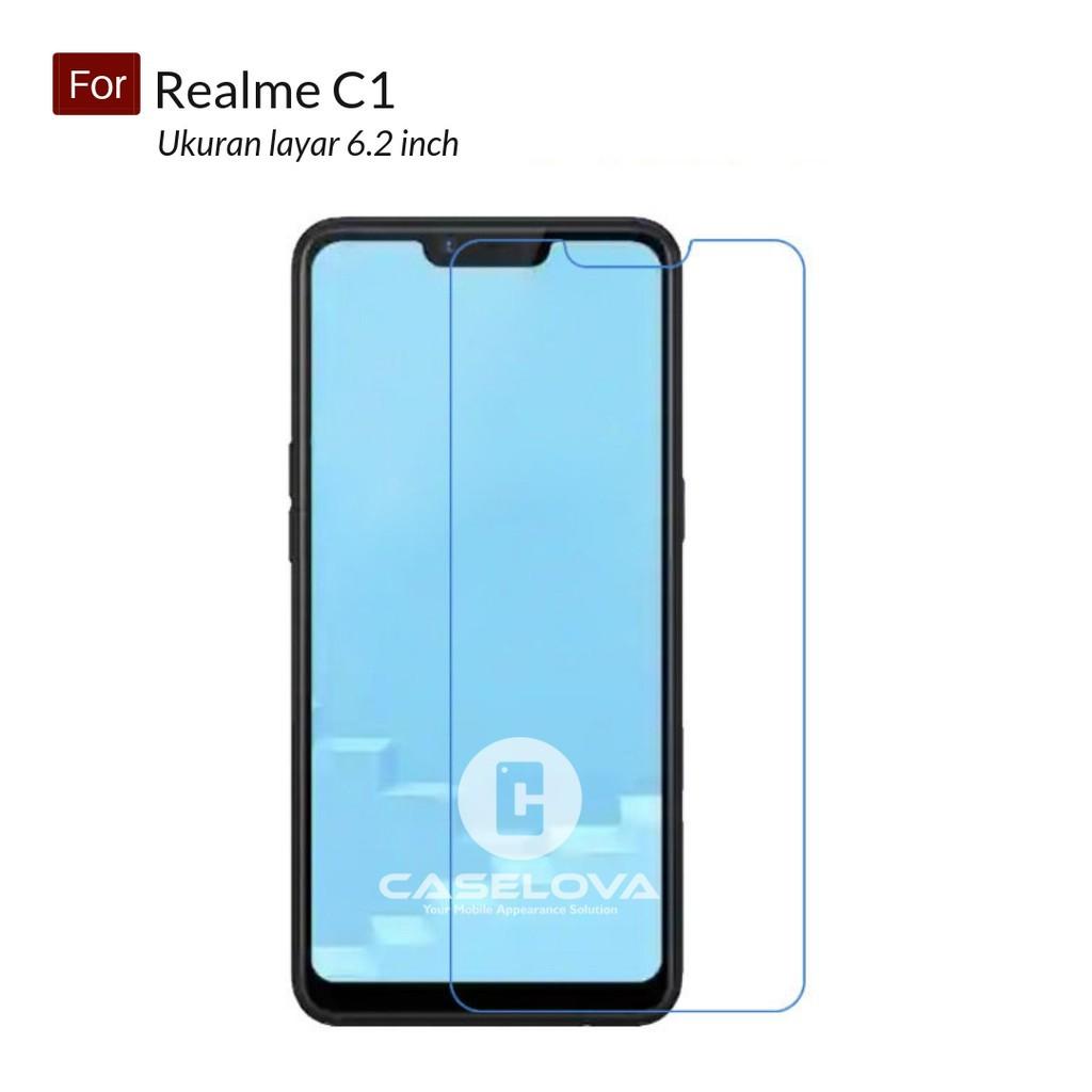 Kính cường lực OPPO F7/ A3S/ A5s/ realme C1 trong suốt tặng kèm giấy lau khô ướt vệ sinh