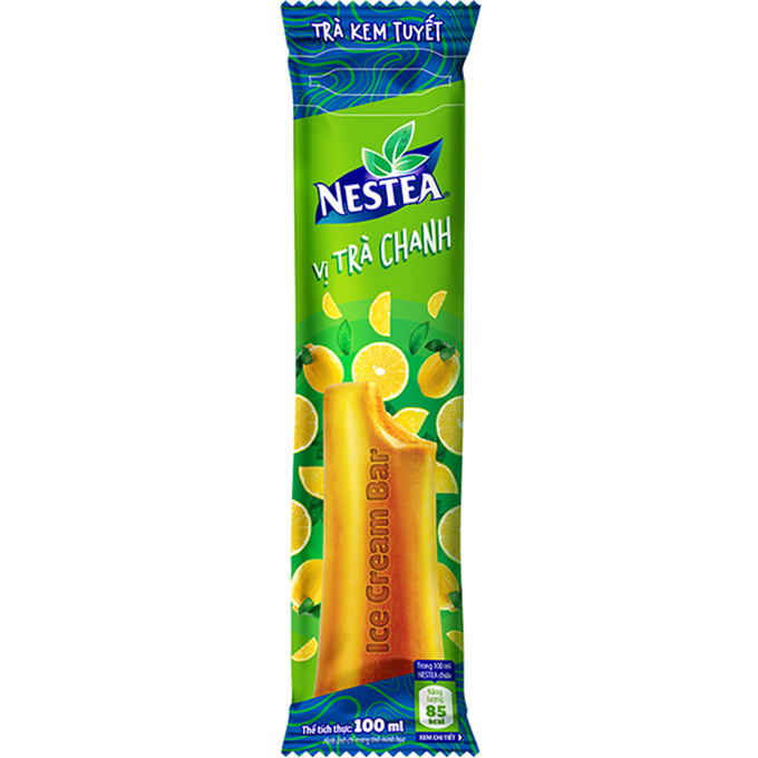 Combo 3 Hộp Trà Kem Tuyết Nestea Vị Trà Chanh (Hộp 6 Gói x 85ml) - Tặng 1 Túi Bao Tử