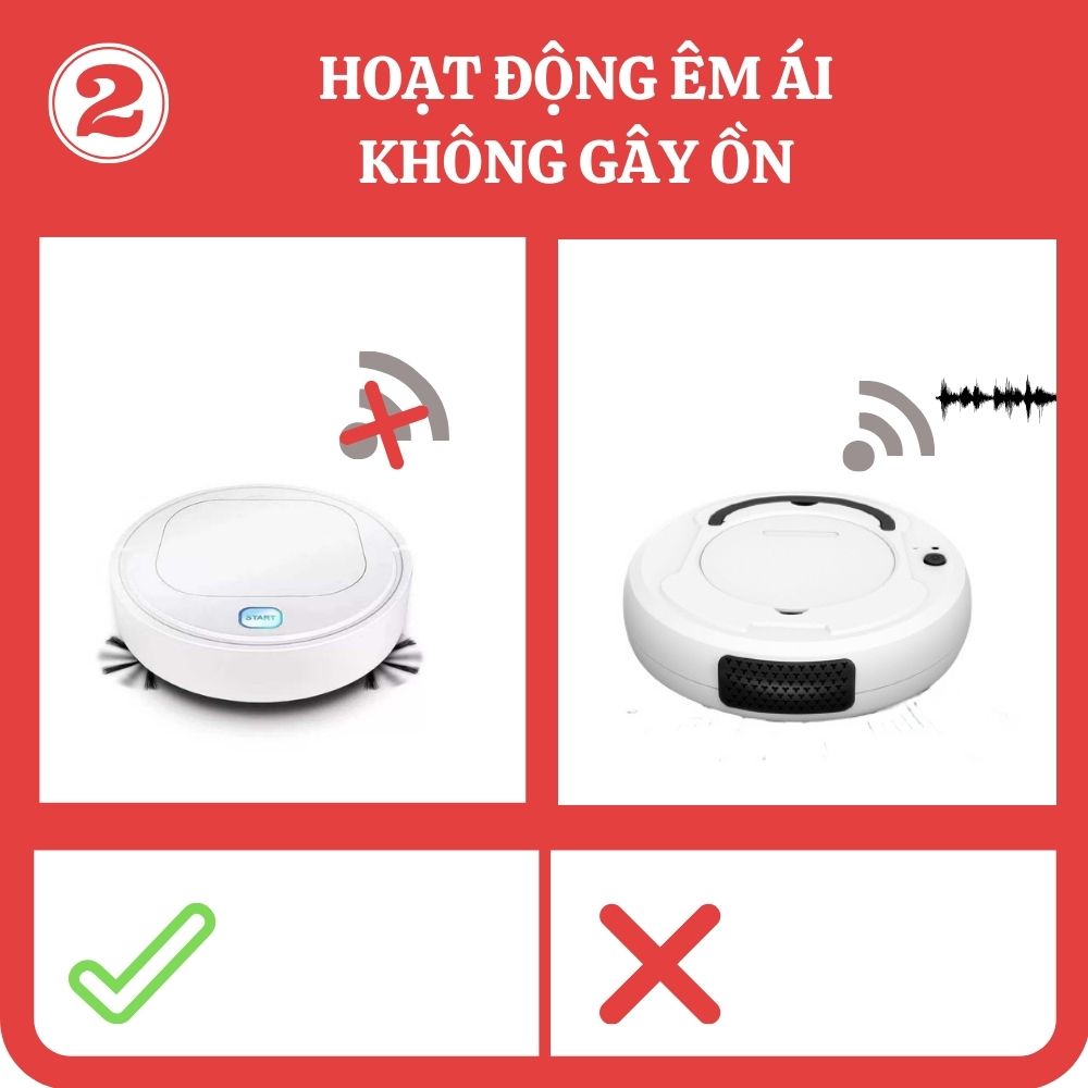 Robot Hút Bụi Lau Nhà Thông Minh ES28 – Hoạt Động Êm Ái Không Gây Ồn - Phù Hợp Sàn Gỗ, Sàn Đá Hoa, Sàn Gạch