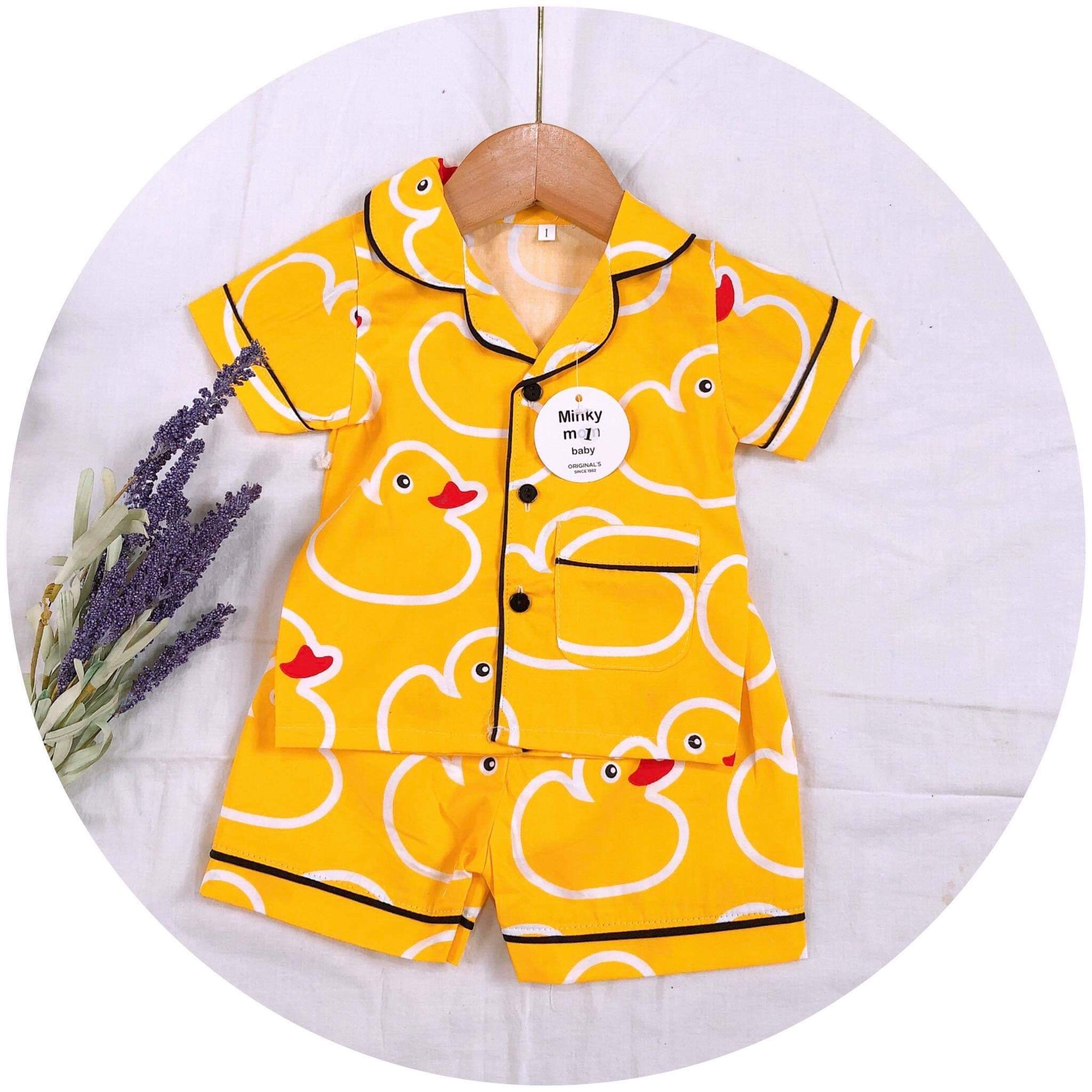 Bộ Pijama cộc tay cho bé trai bé gái XHN489