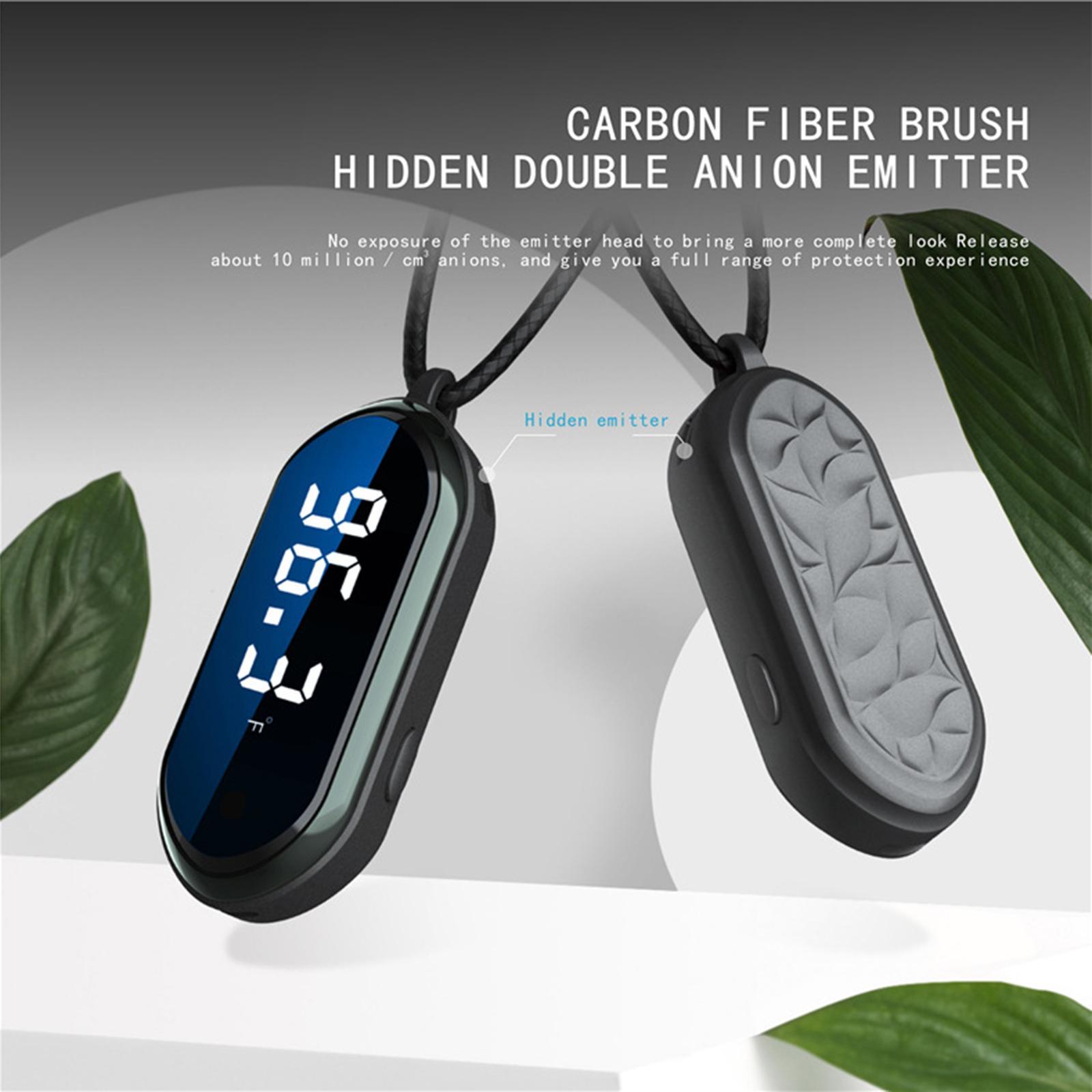 Compact Wearable Air Purifier Personal Travel Size Necklace Negative