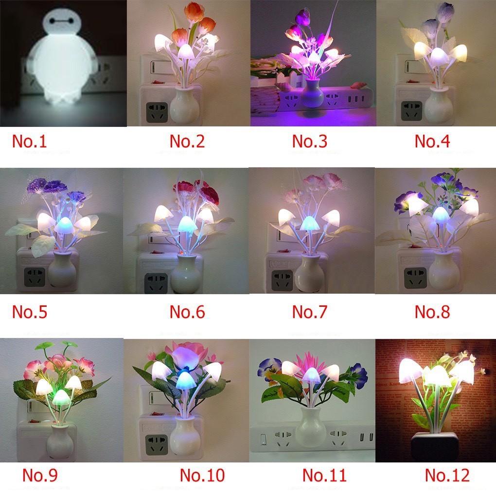 Đèn ngủ cảm ứng kiểu hình nấm sáng tạo-HH322-