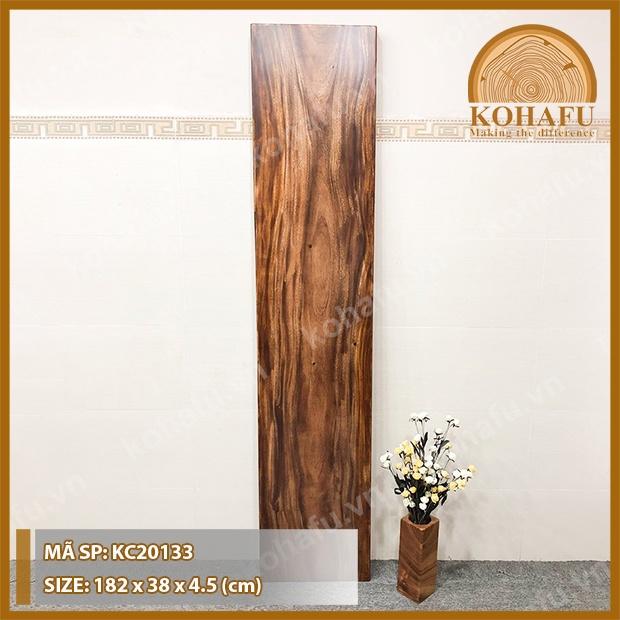 Mặt gỗ me tây nguyên tấm / Băng ghế dài - KC20133-134