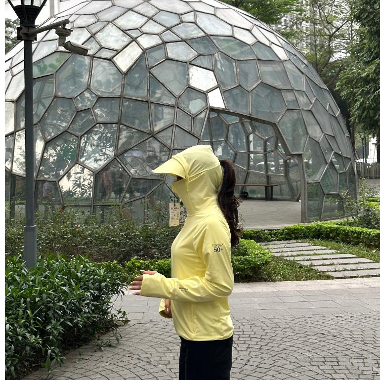 Áo nắng nữ vành rộng mũ lưỡi trai tháo rời 3M OSAKA nữ 2 lớp cao cấp dày dặn chống tia UV