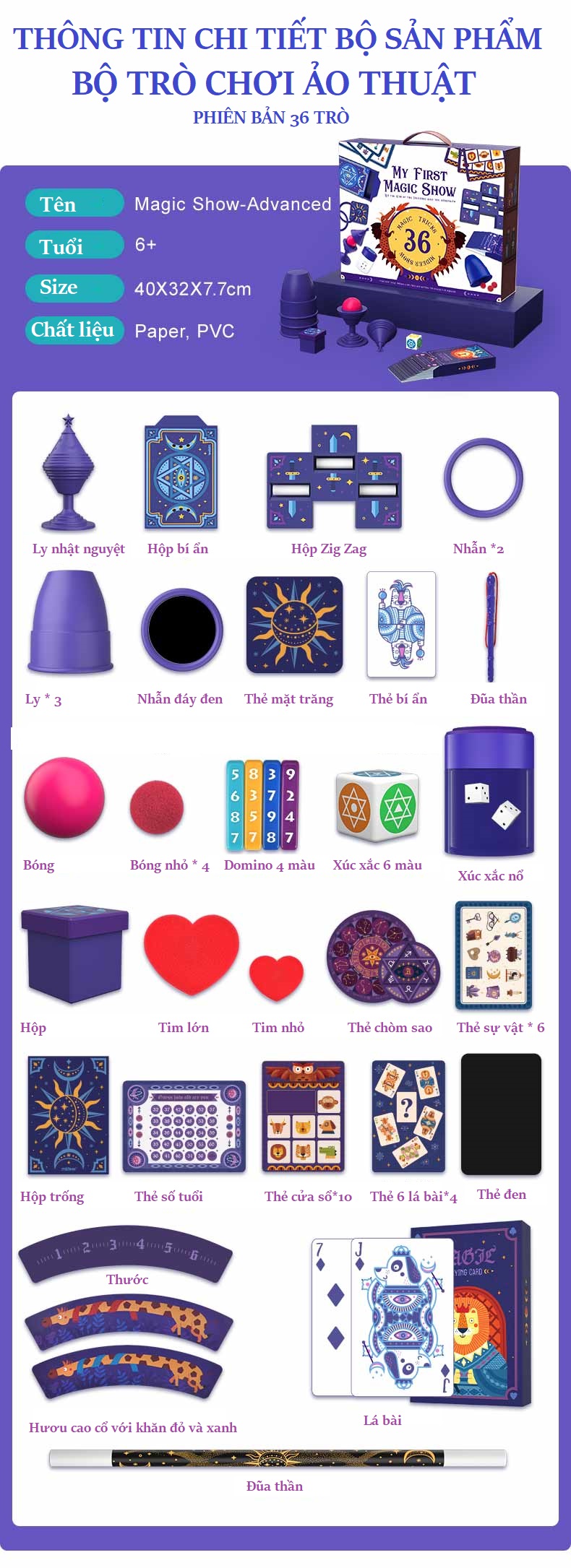 Đồ Chơi Ảo Thuật Gia Nhí MIDEER – My First Magic Show