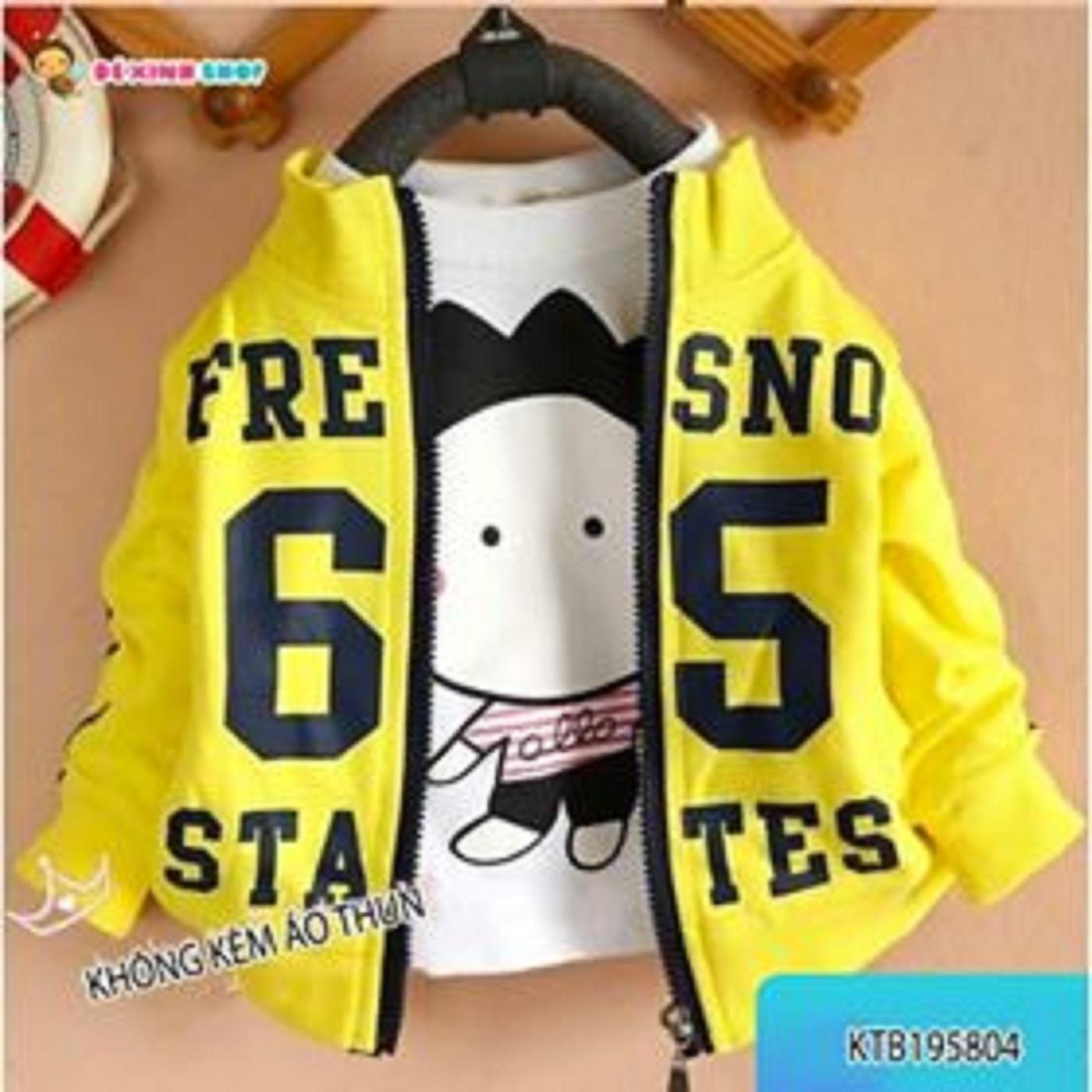 áo khoác số xinh dễ thương cho bé 7-9kg