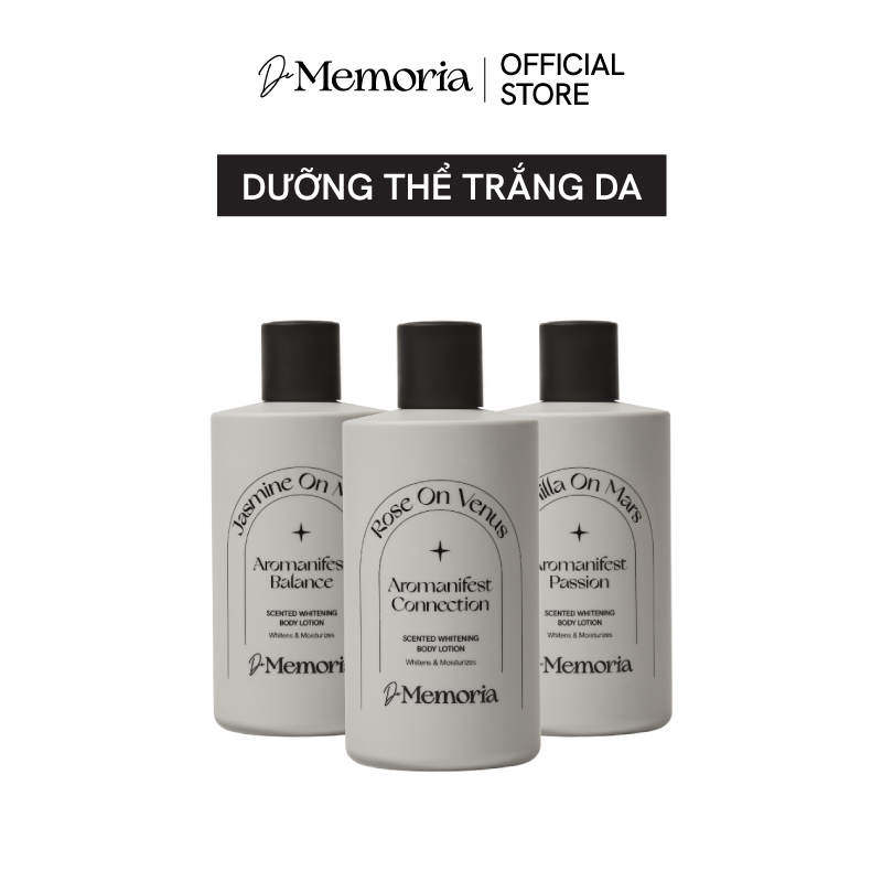 Dưỡng Thể Trắng Da Hương Nước Hoa Thư Giãn De Memoria Scented Whitening Body Lotion 300ml